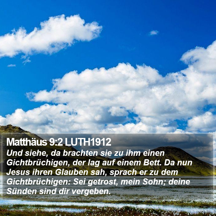 Matthäus 9:2 LUTH1912 Bible Study