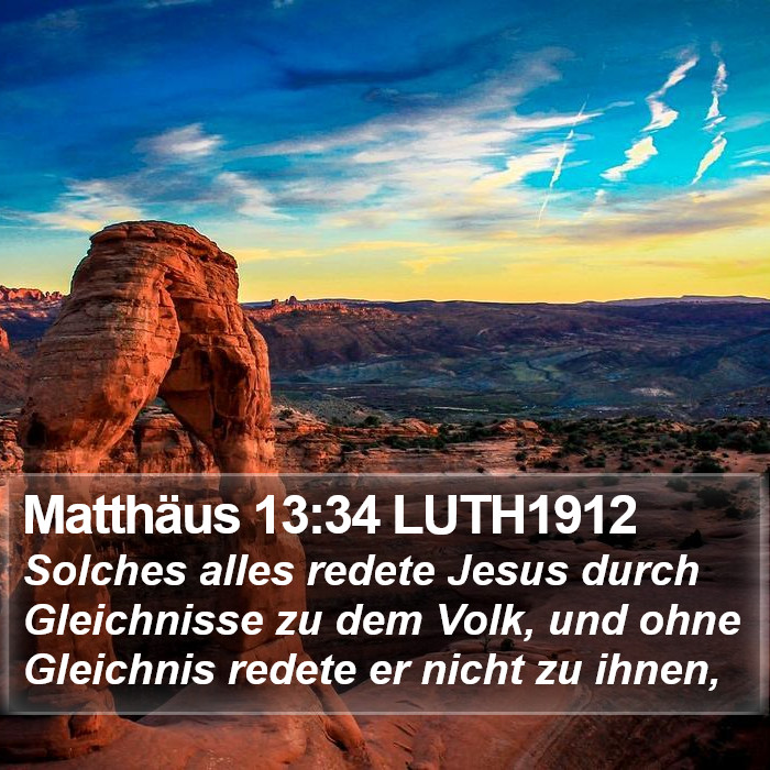 Matthäus 13:34 LUTH1912 Bible Study