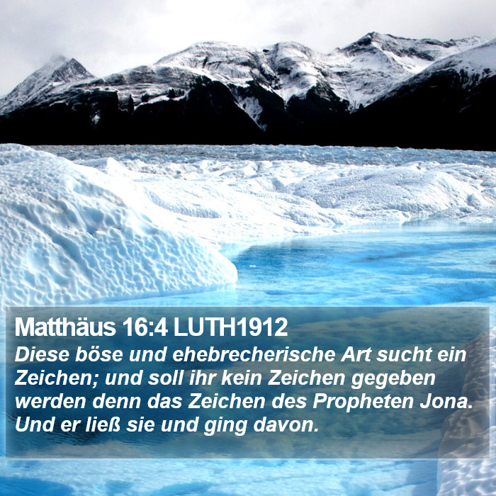 Matthäus 16:4 LUTH1912 Bible Study