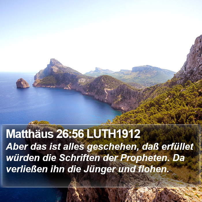 Matthäus 26:56 LUTH1912 Bible Study