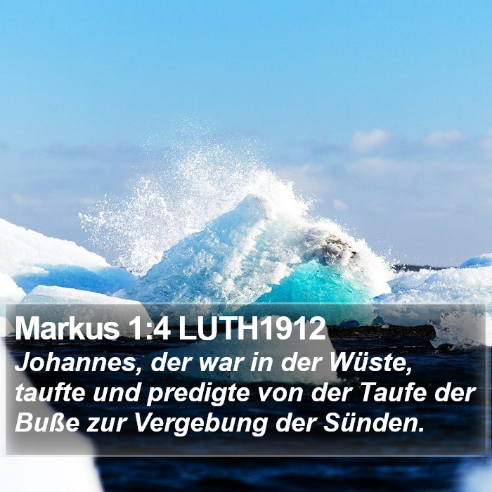 Markus 1:4 LUTH1912 Bible Study