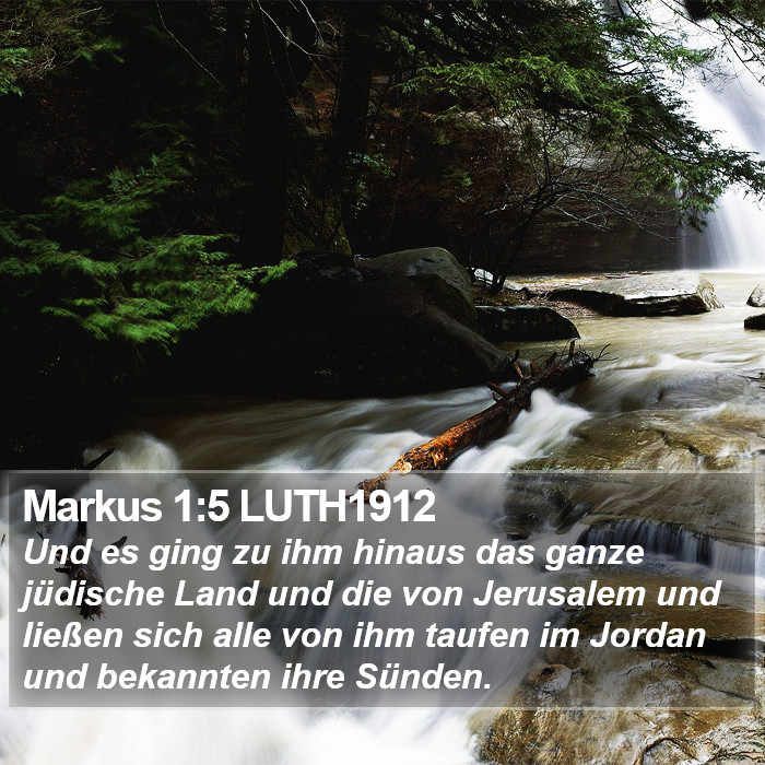 Markus 1:5 LUTH1912 Bible Study