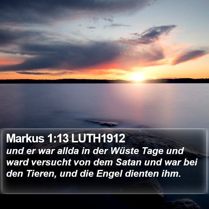 Markus 1:13 LUTH1912 Bible Study