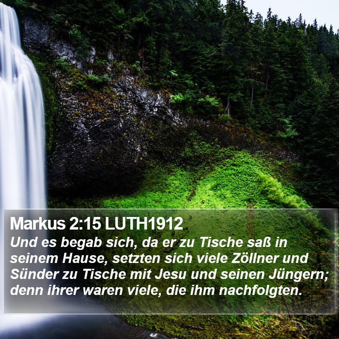 Markus 2:15 LUTH1912 Bible Study