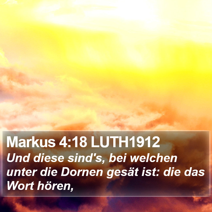 Markus 4:18 LUTH1912 Bible Study