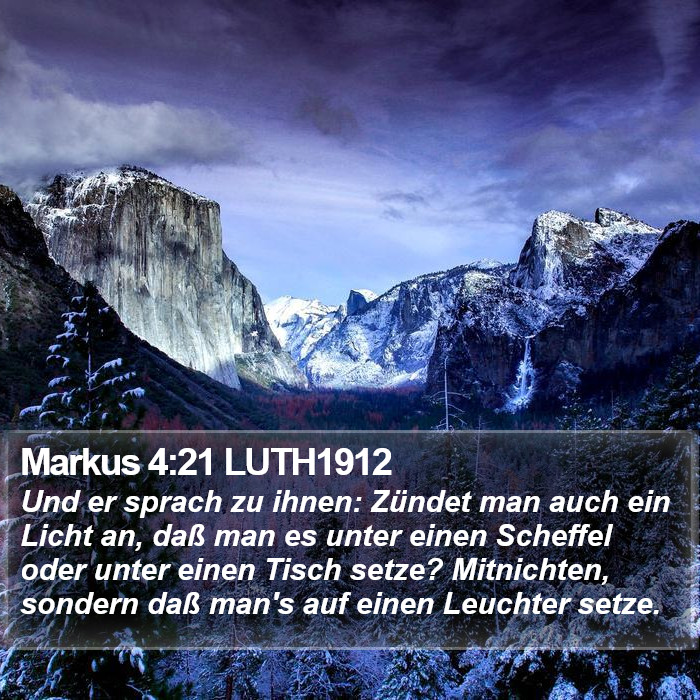 Markus 4:21 LUTH1912 Bible Study