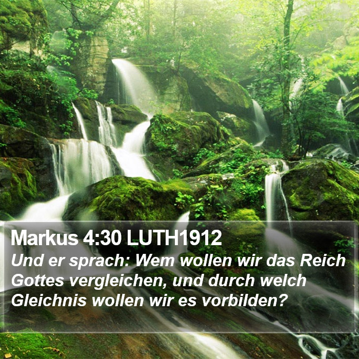 Markus 4:30 LUTH1912 Bible Study