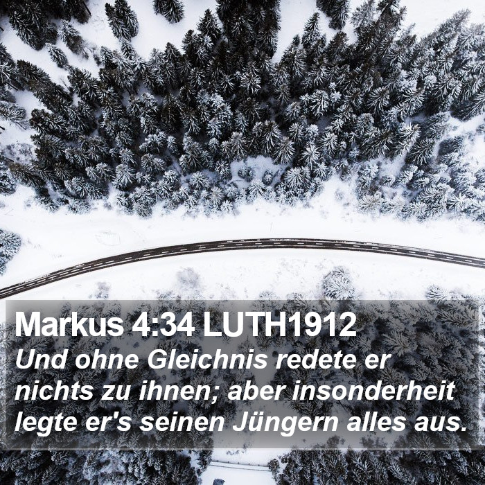 Markus 4:34 LUTH1912 Bible Study