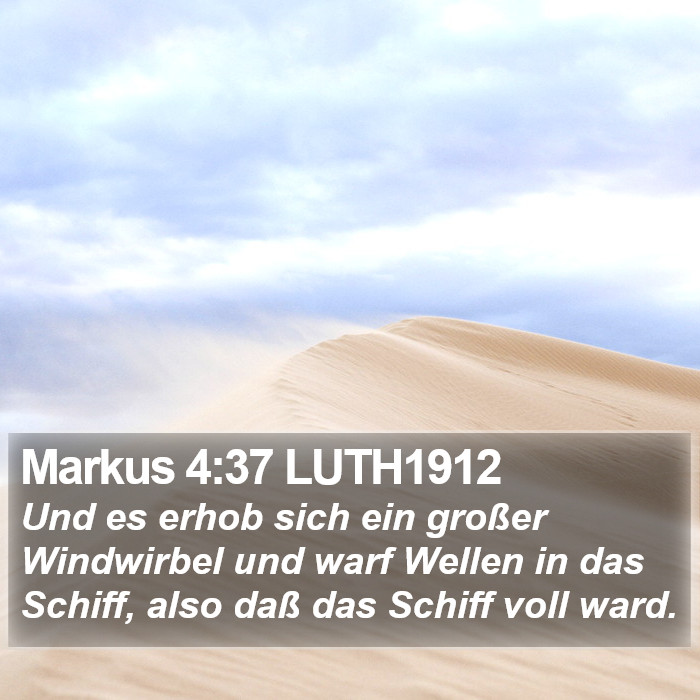 Markus 4:37 LUTH1912 Bible Study