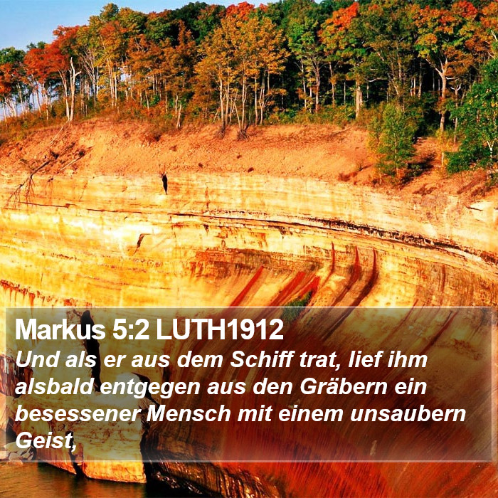 Markus 5:2 LUTH1912 Bible Study