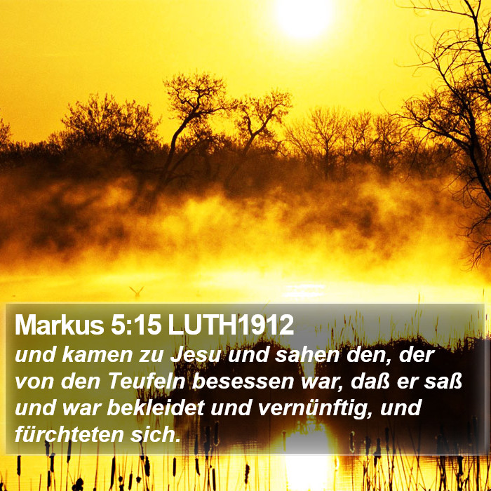 Markus 5:15 LUTH1912 Bible Study
