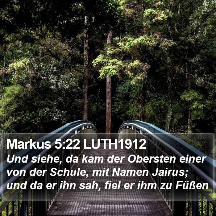 Markus 5:22 LUTH1912 Bible Study
