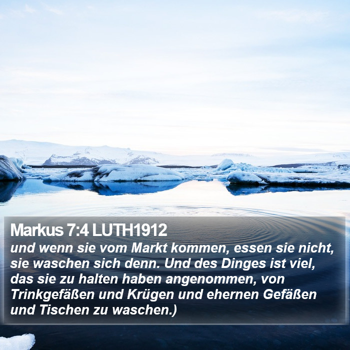 Markus 7:4 LUTH1912 Bible Study