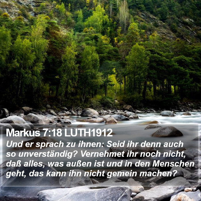 Markus 7:18 LUTH1912 Bible Study