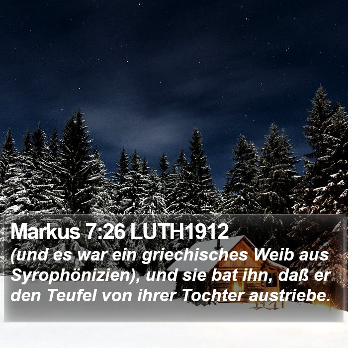 Markus 7:26 LUTH1912 Bible Study