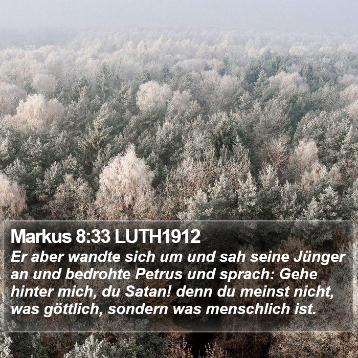 Markus 8:33 LUTH1912 Bible Study