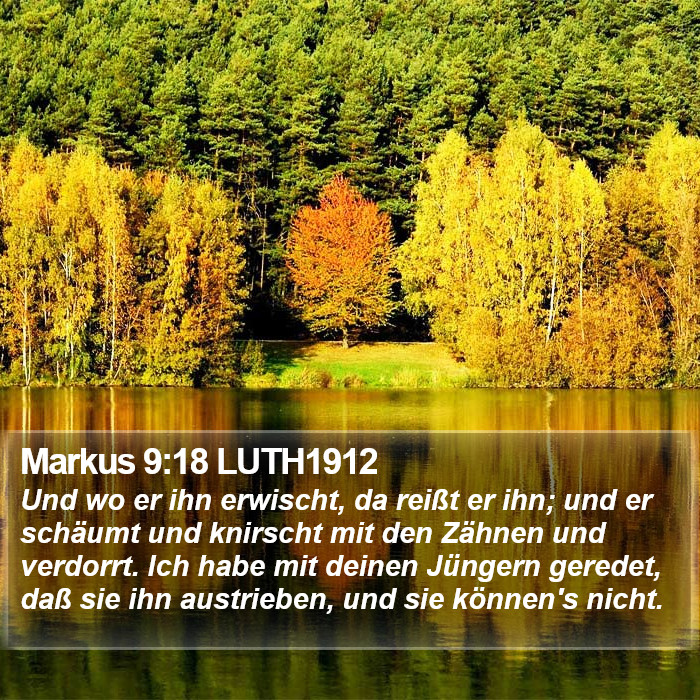 Markus 9:18 LUTH1912 Bible Study
