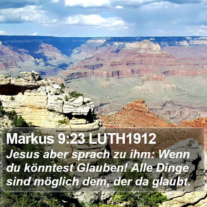 Markus 9:23 LUTH1912 Bible Study
