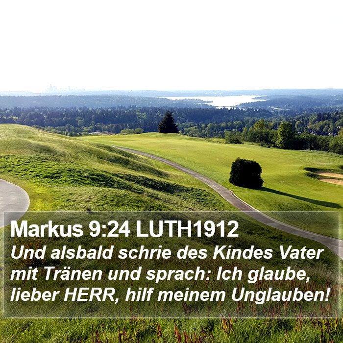 Markus 9:24 LUTH1912 Bible Study