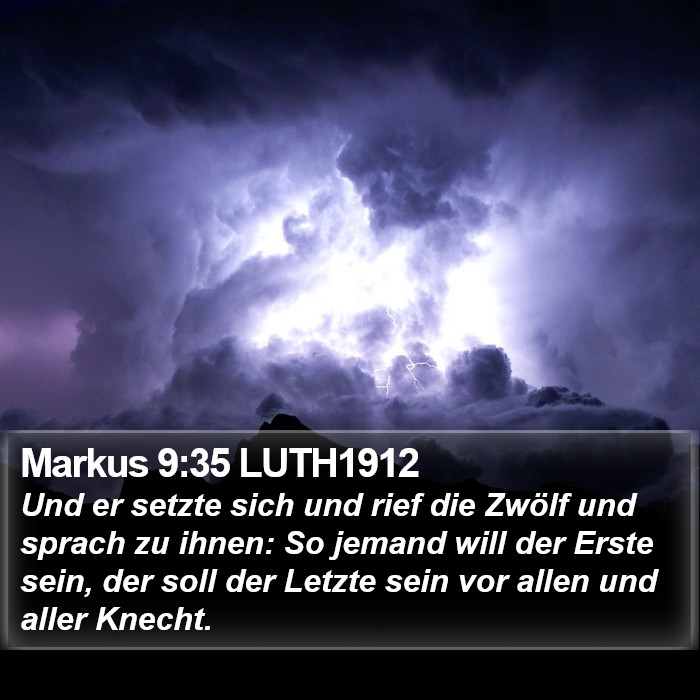 Markus 9:35 LUTH1912 Bible Study