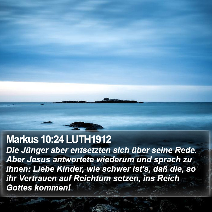 Markus 10:24 LUTH1912 Bible Study