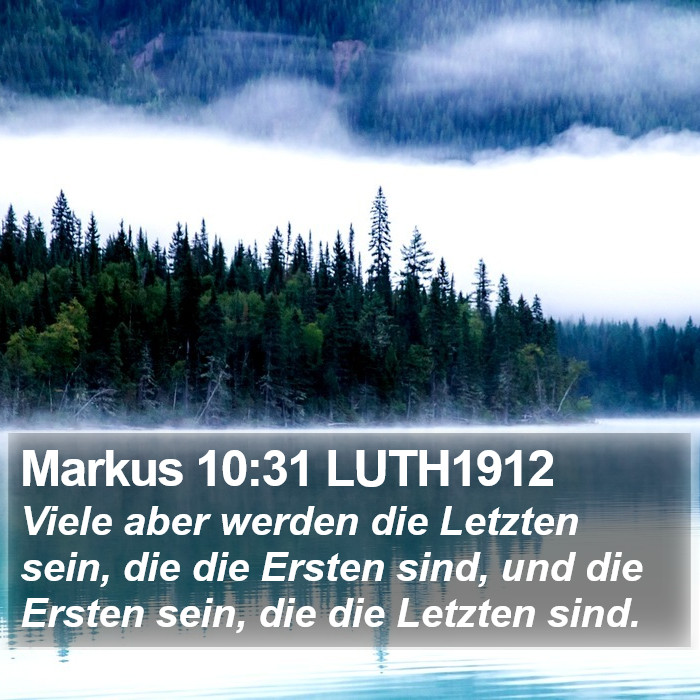 Markus 10:31 LUTH1912 Bible Study