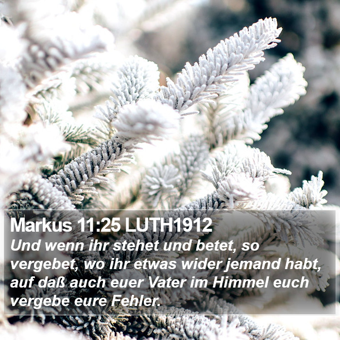 Markus 11:25 LUTH1912 Bible Study