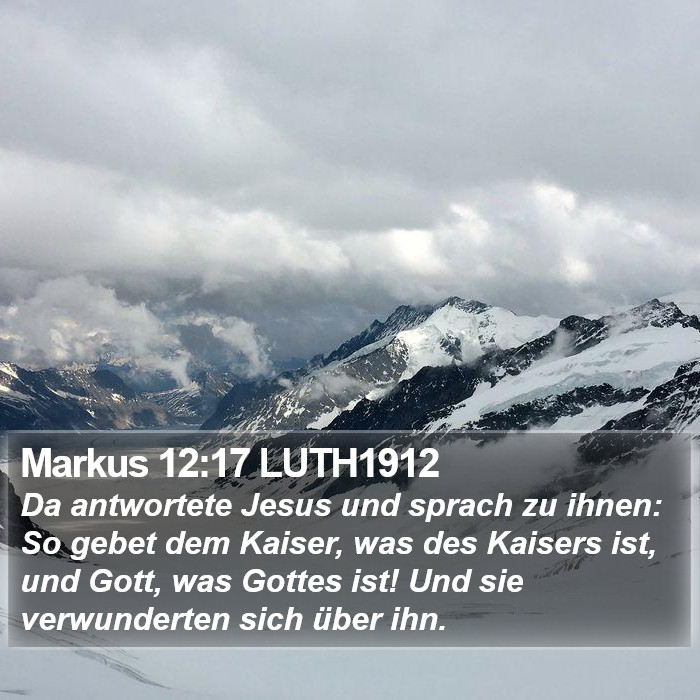 Markus 12:17 LUTH1912 Bible Study