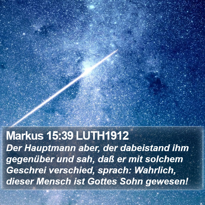 Markus 15:39 LUTH1912 Bible Study
