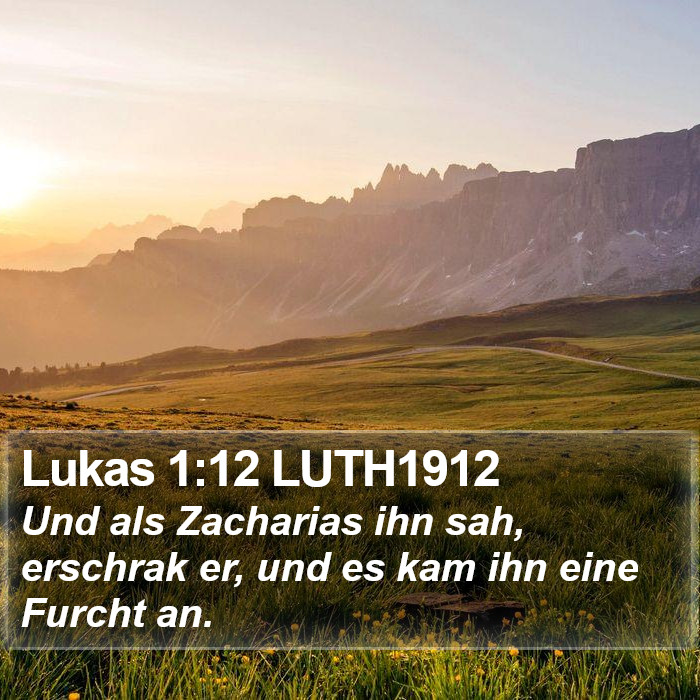 Lukas 1:12 LUTH1912 Bible Study