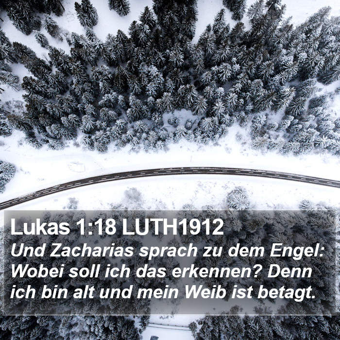 Lukas 1:18 LUTH1912 Bible Study