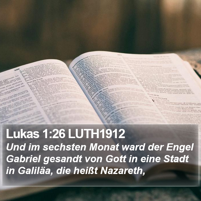 Lukas 1:26 LUTH1912 Bible Study