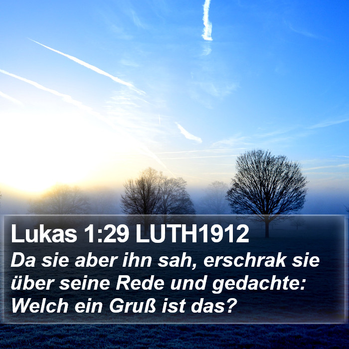 Lukas 1:29 LUTH1912 Bible Study