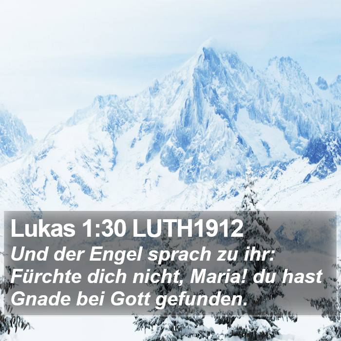 Lukas 1:30 LUTH1912 Bible Study