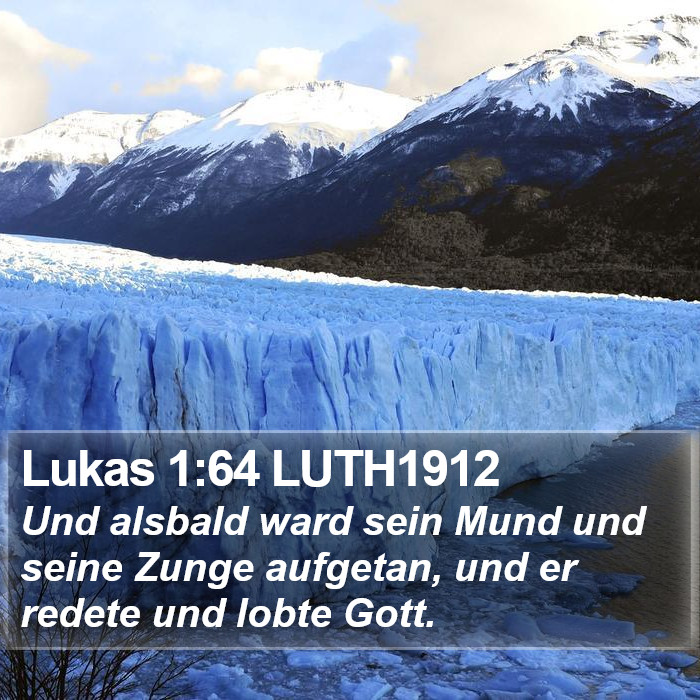 Lukas 1:64 LUTH1912 Bible Study