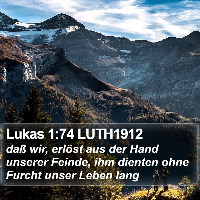 Lukas 1:74 LUTH1912 Bible Study