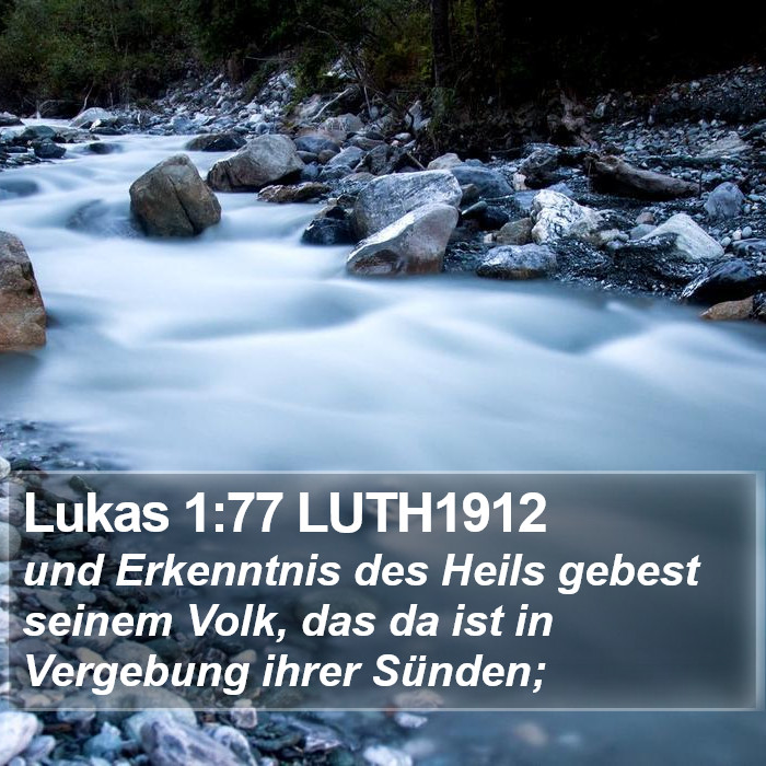 Lukas 1:77 LUTH1912 Bible Study