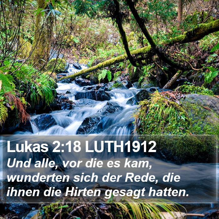 Lukas 2:18 LUTH1912 Bible Study
