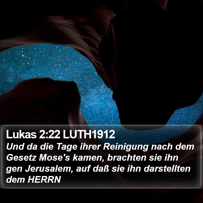 Lukas 2:22 LUTH1912 Bible Study