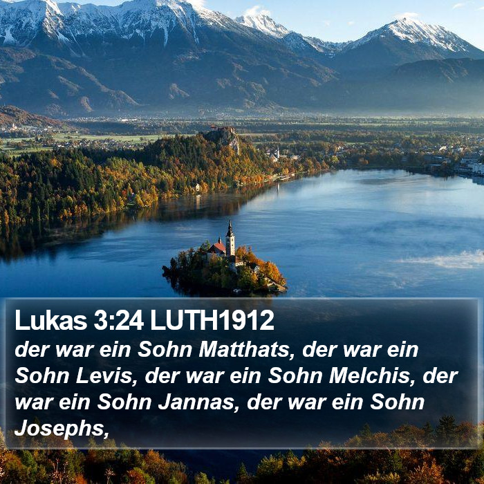 Lukas 3:24 LUTH1912 Bible Study