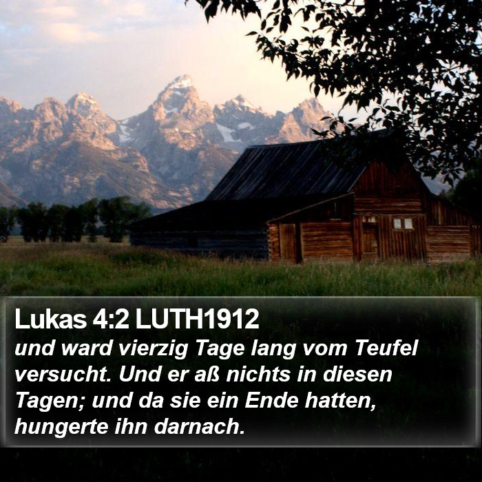Lukas 4:2 LUTH1912 Bible Study