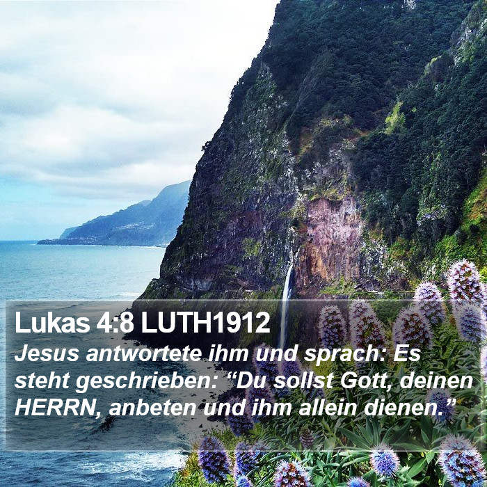Lukas 4:8 LUTH1912 Bible Study