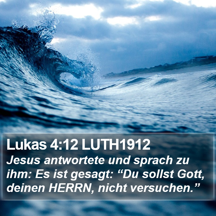 Lukas 4:12 LUTH1912 Bible Study