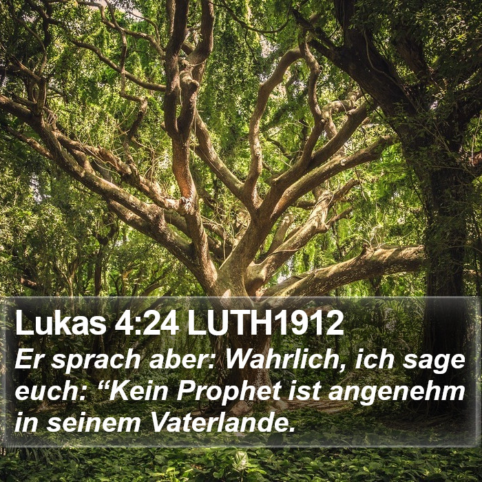 Lukas 4:24 LUTH1912 Bible Study