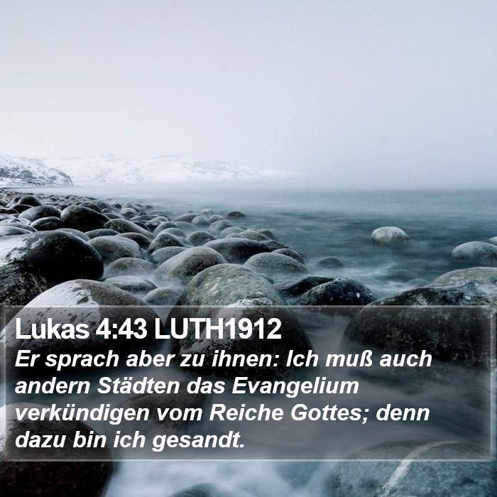 Lukas 4:43 LUTH1912 Bible Study