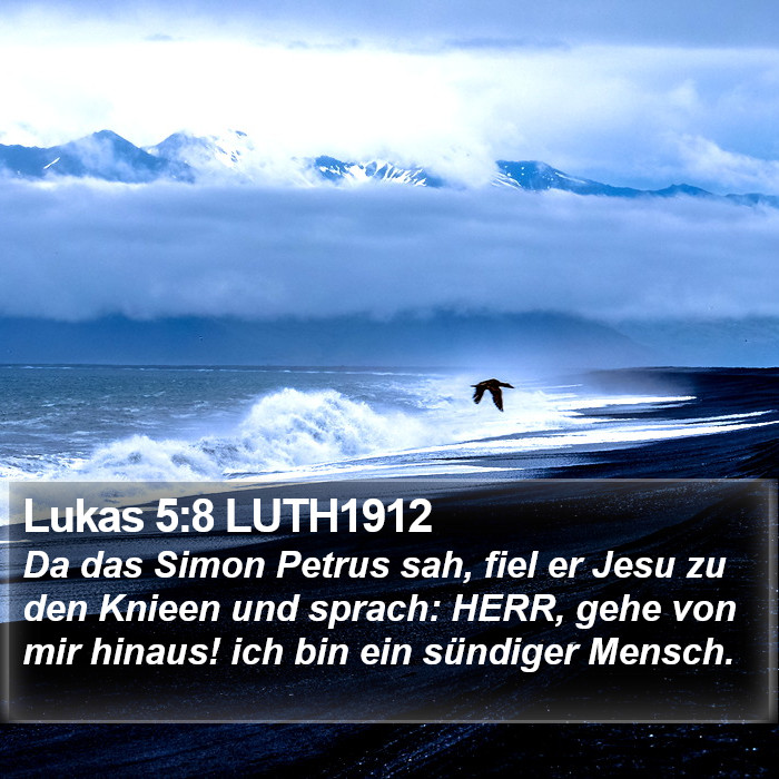 Lukas 5:8 LUTH1912 Bible Study