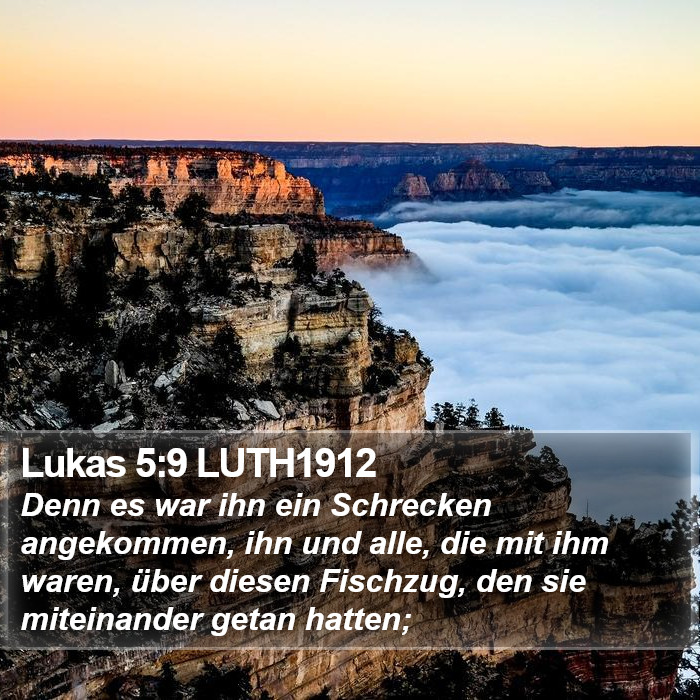 Lukas 5:9 LUTH1912 Bible Study