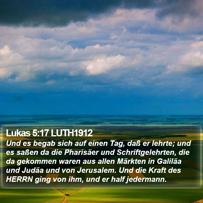 Lukas 5:17 LUTH1912 Bible Study