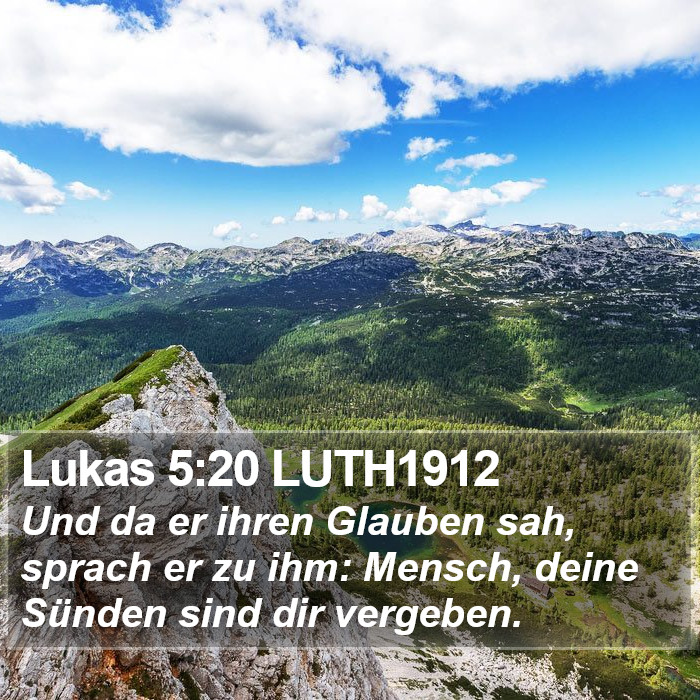 Lukas 5:20 LUTH1912 Bible Study