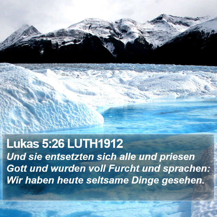 Lukas 5:26 LUTH1912 Bible Study
